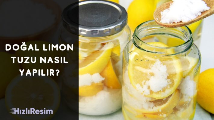 Doğal Limon Tuzu Nasıl Yapılır?