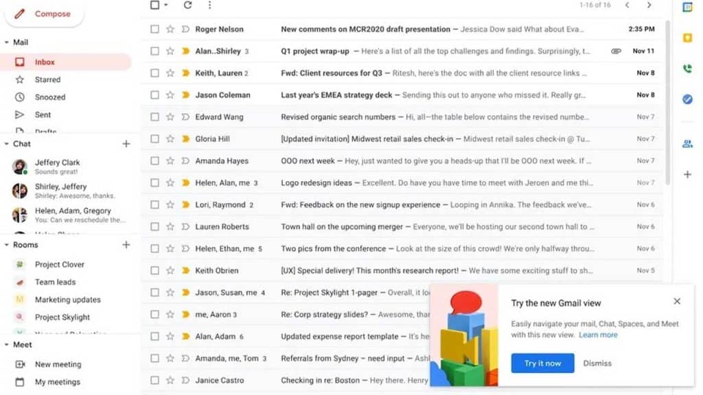 Alıştığınız O Tasarım Artık Yok: Gmail Tasarımı Değişiyor